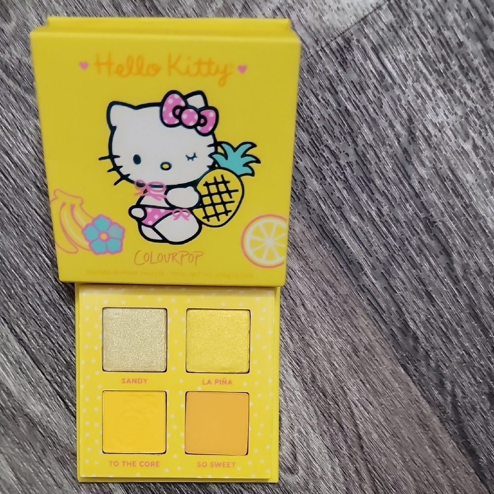 ColourPop Hello Kitty Yellow Eyeshadow Palette